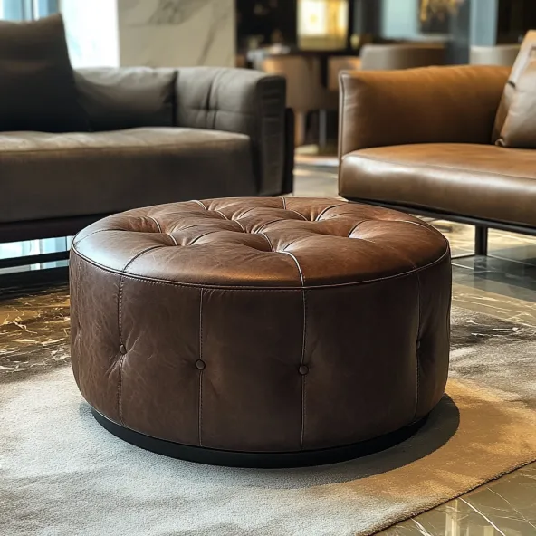 Reupholstered Ottoman in Sydney